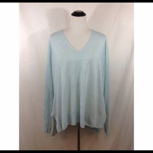 Vince Ice-blue Sweater